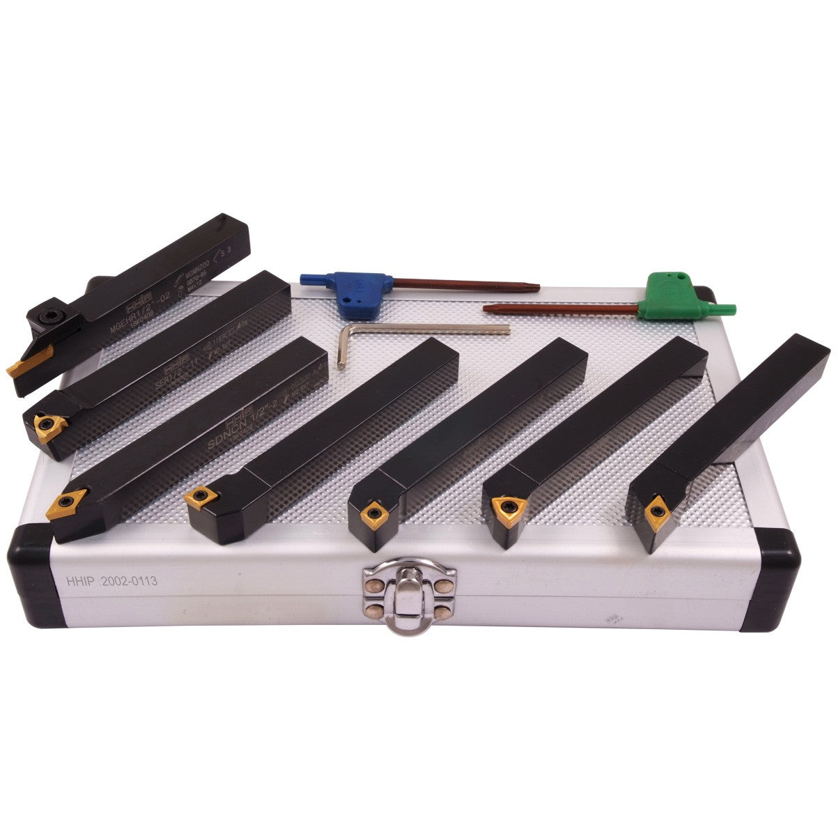 PRO-SERIES 7 PIECE 1/2 INDEXABLE CUT OFF & TURNING TOOL SET