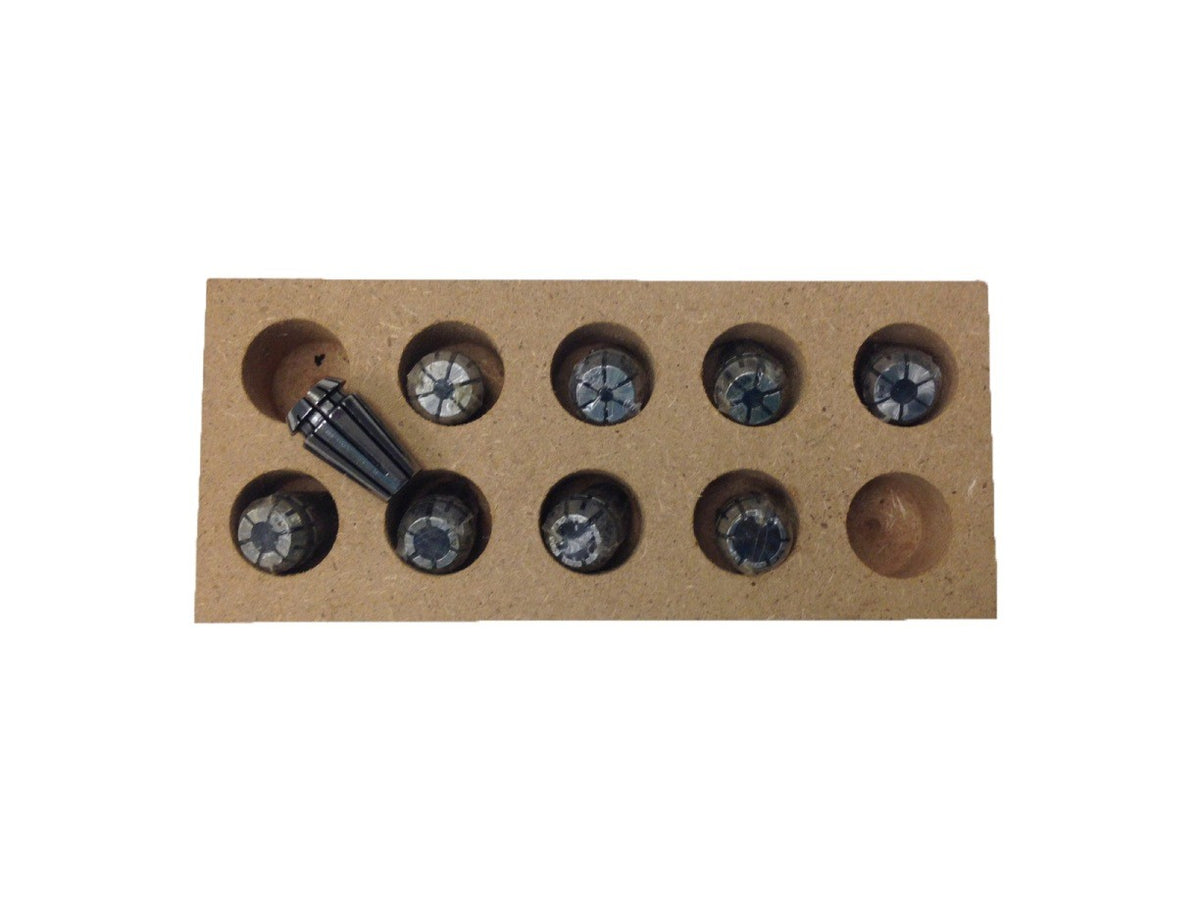 1/32~3/8" ER16 10 PIECE SPRING COLLET SET