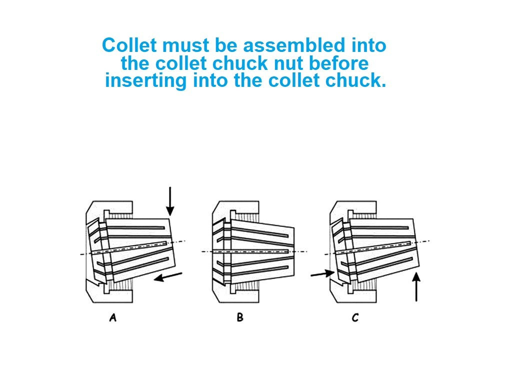 ER-16 CAT 40 V-FLANGE SPRING COLLET CHUCK SET