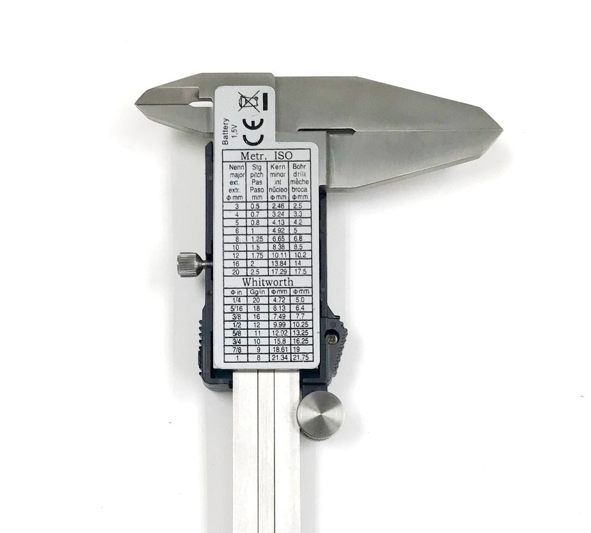 8" / 200MM 4-KEY DIGITAL ELECTRONIC CALIPER